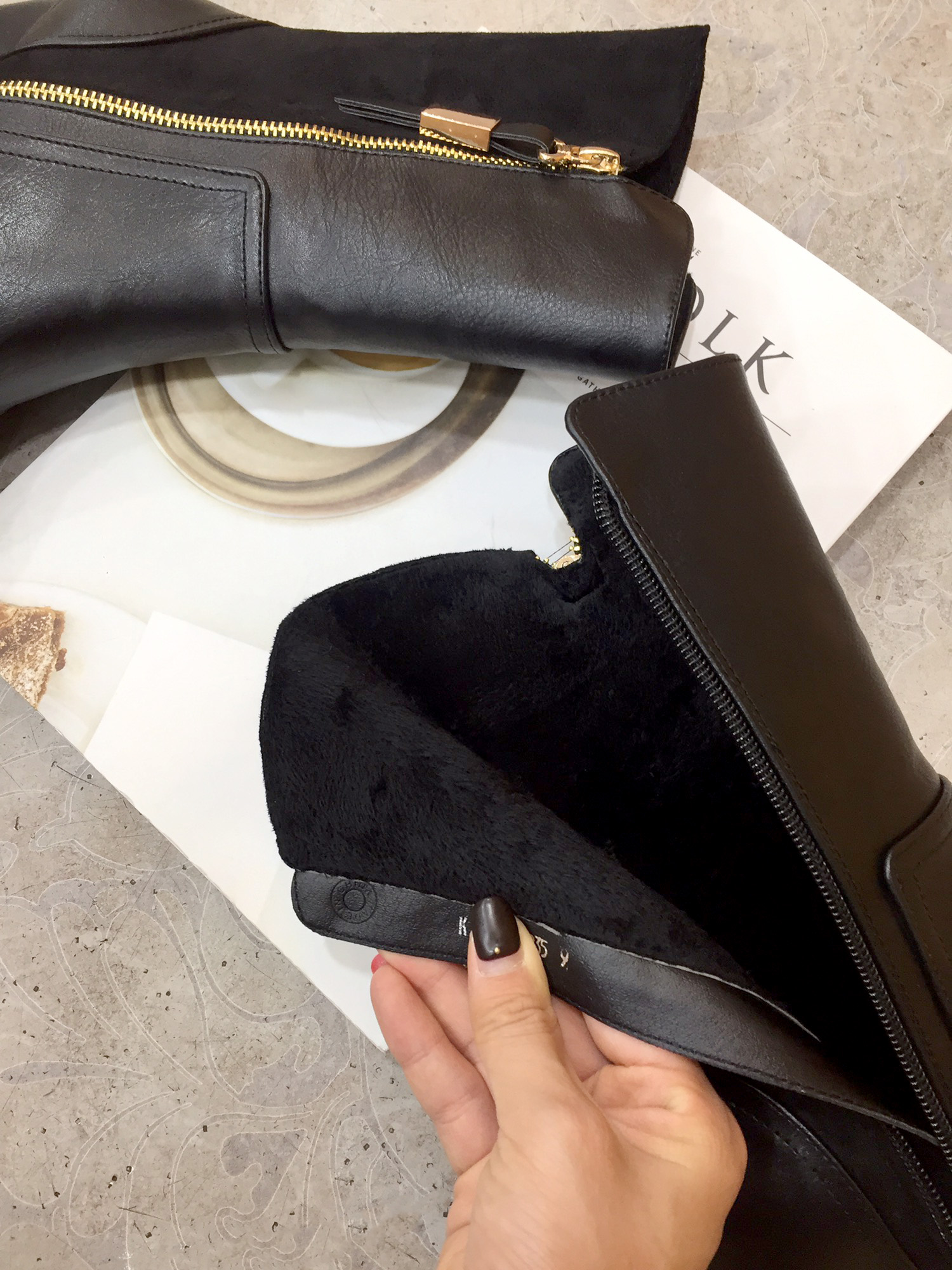 6cm Range Stretch Mohair Comfortable Suede Leather