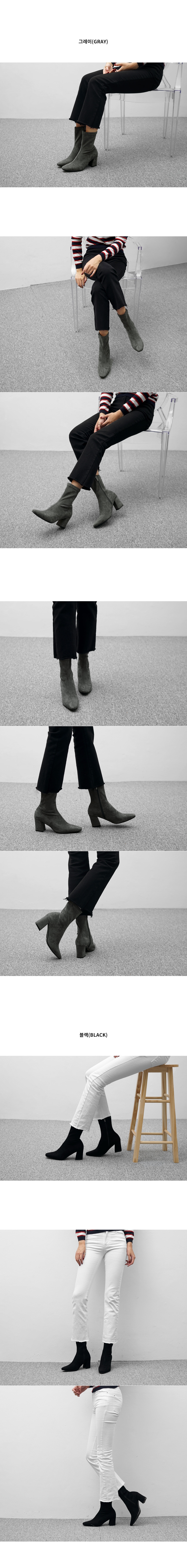 Suede Chung Kee Heel Ankle Boots Women's Angle 