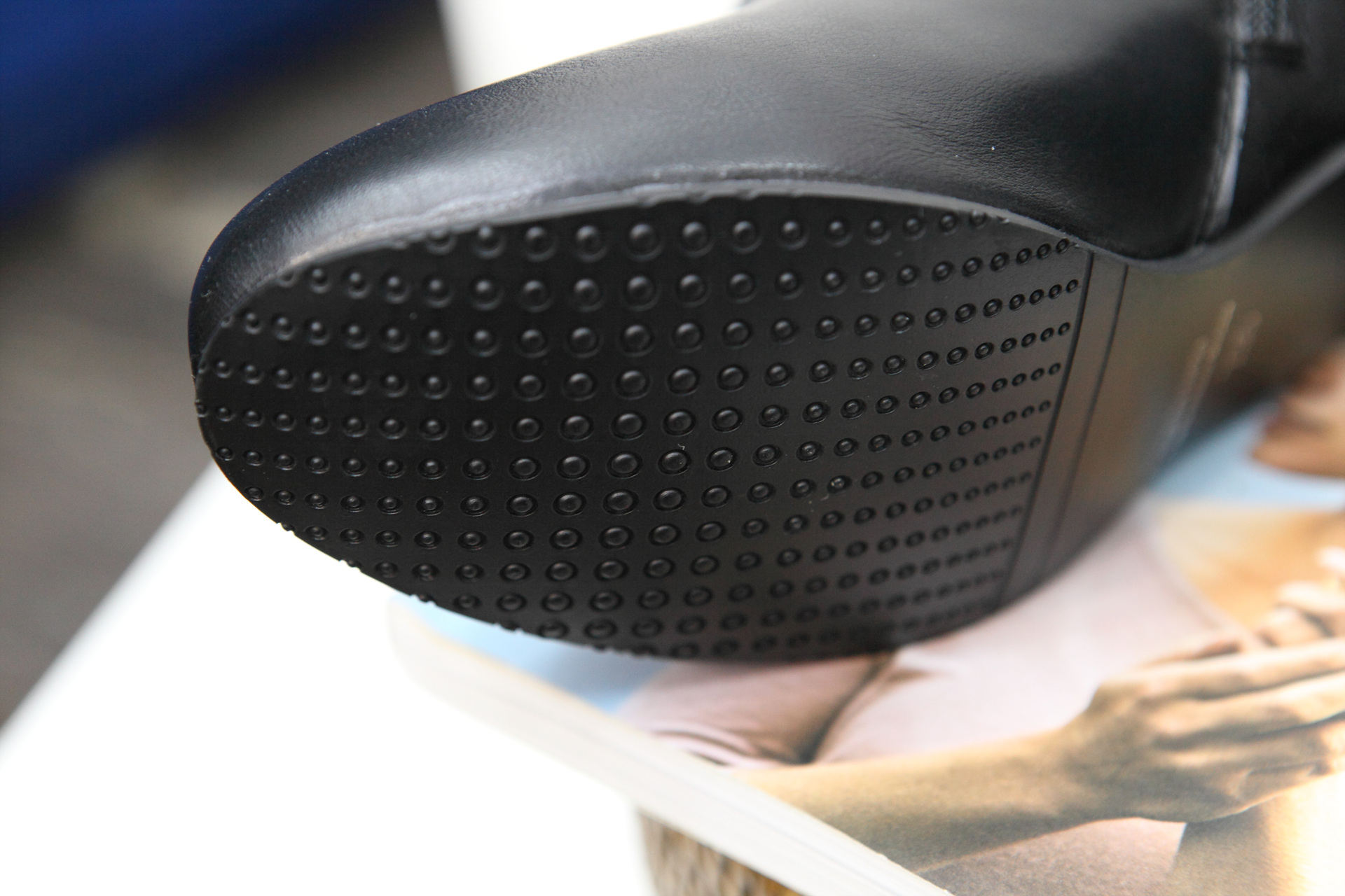 Color suede latex cushion angle boots 2 color shoe