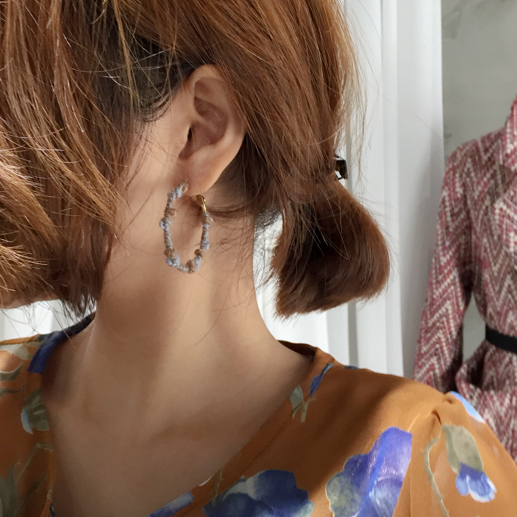Hair Accessories Big Pong Pong Point Hairpin Mink 