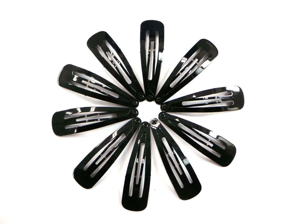 Hair Accessories Black tick pins 5.5cm 10 pieces A