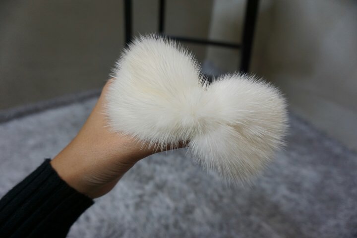 Hair Accessories Real Mink Pin Winter Pin Hair Pin