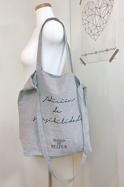 Maison Dripper Linen Eco Bag 4color Casual 20s Wom