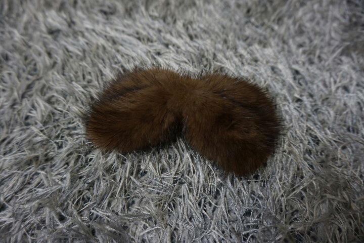 Hair Accessories Real Mink Pin Winter Pin Hair Pin