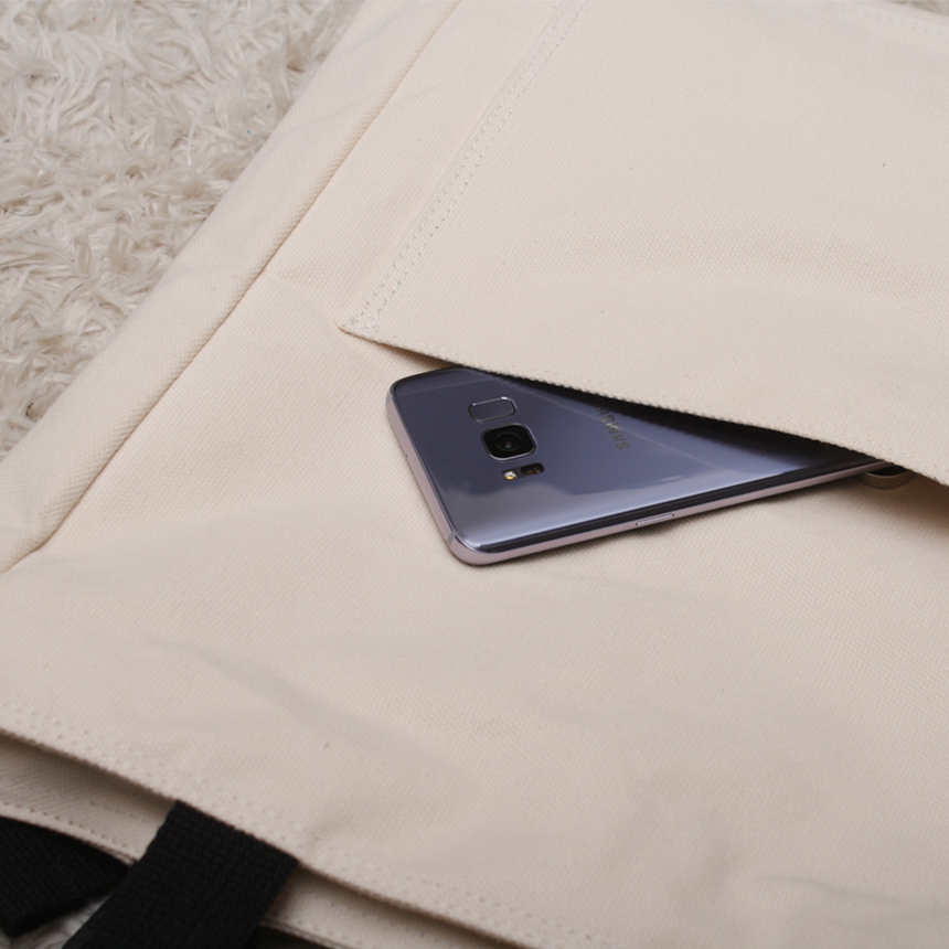 Lettering Eco Bag Daily Bag Couple Women Travel Cr