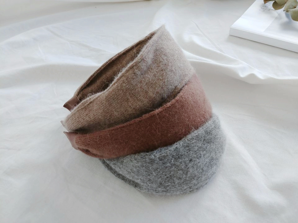 Hair Accessories Angora Knit Hairband Winter Headb