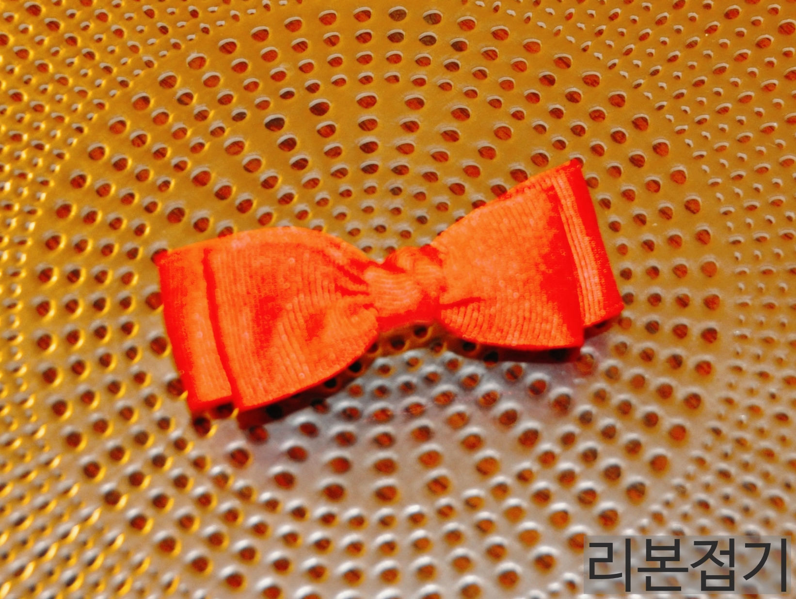 Hair Accessories Handmade bangs Red ribbon pins 2 
