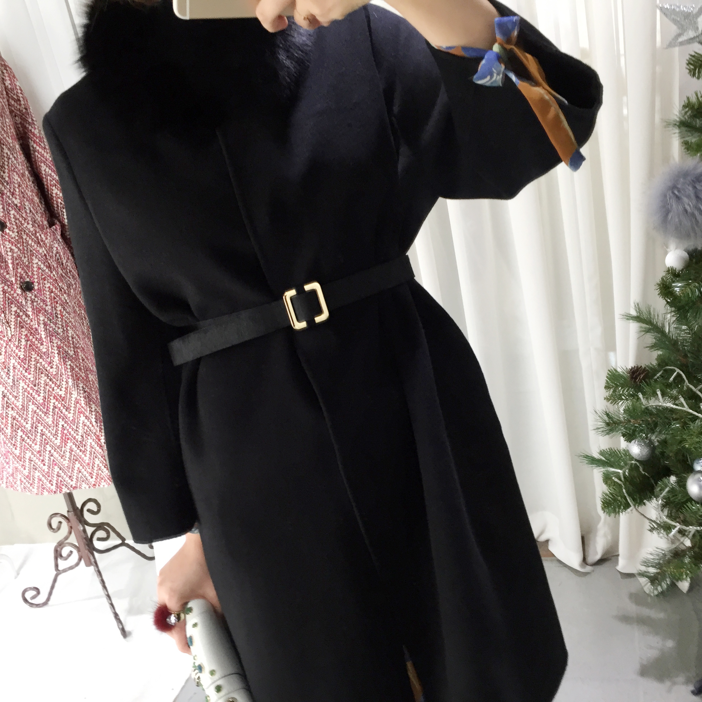 Hair Accessories Big Pong Pong Point Hairpin Mink 