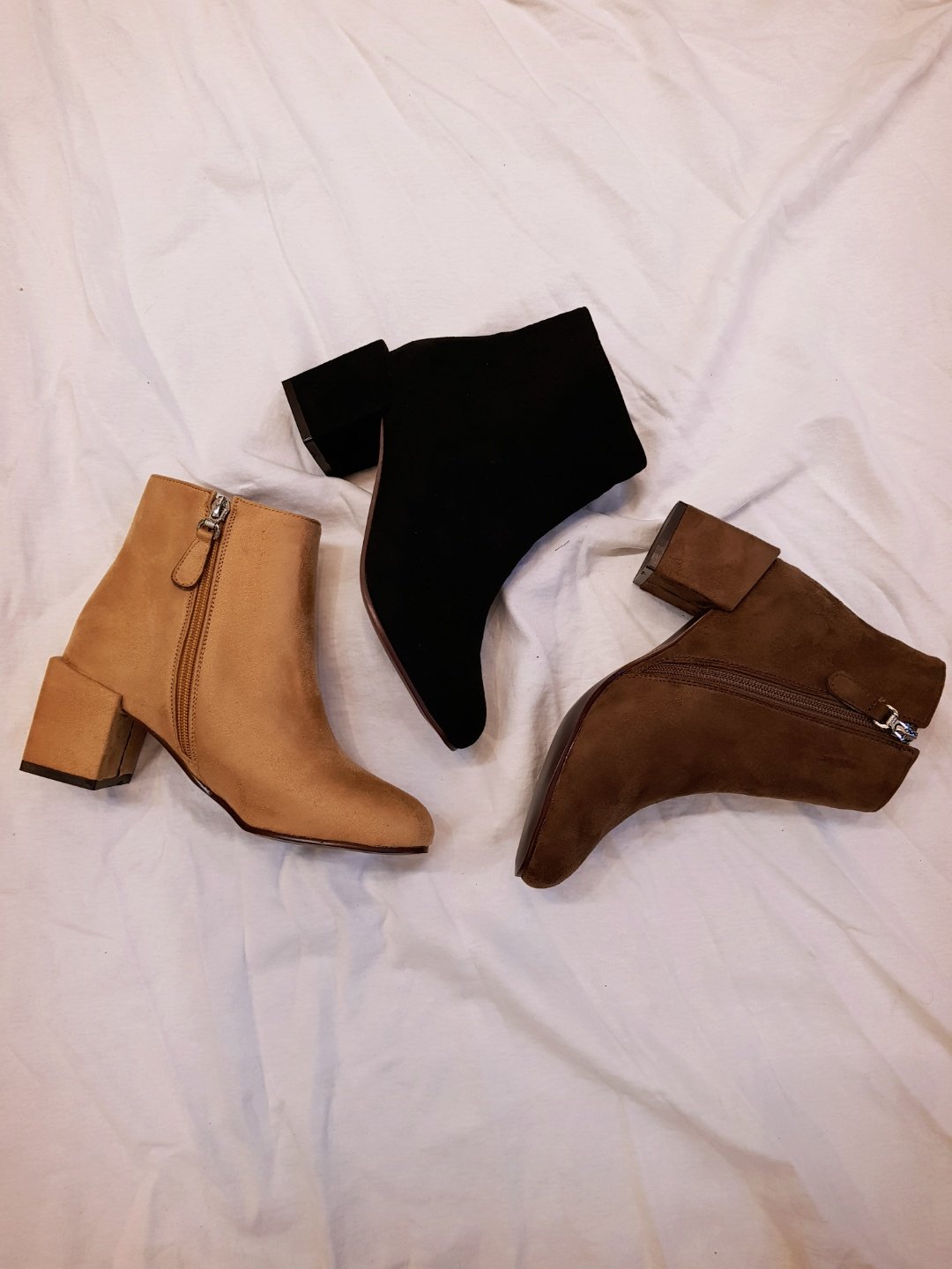 Suede Basic Angle Boots