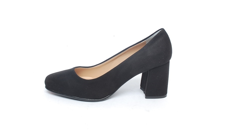Suede Middle Heel Pumps 5cm 7cm Women's Shoes W
