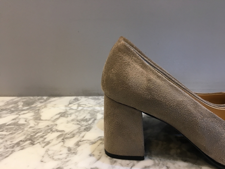Suede Middle Heel Pumps 5cm 7cm Women's Shoes W