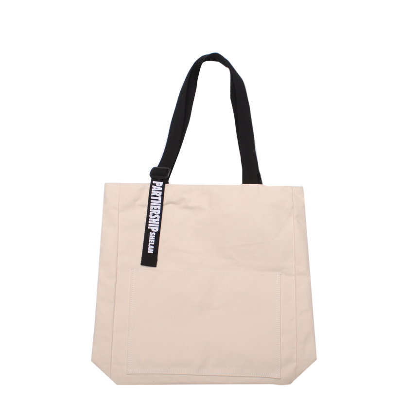 Lettering Eco Bag Daily Bag Couple Women Travel Cr