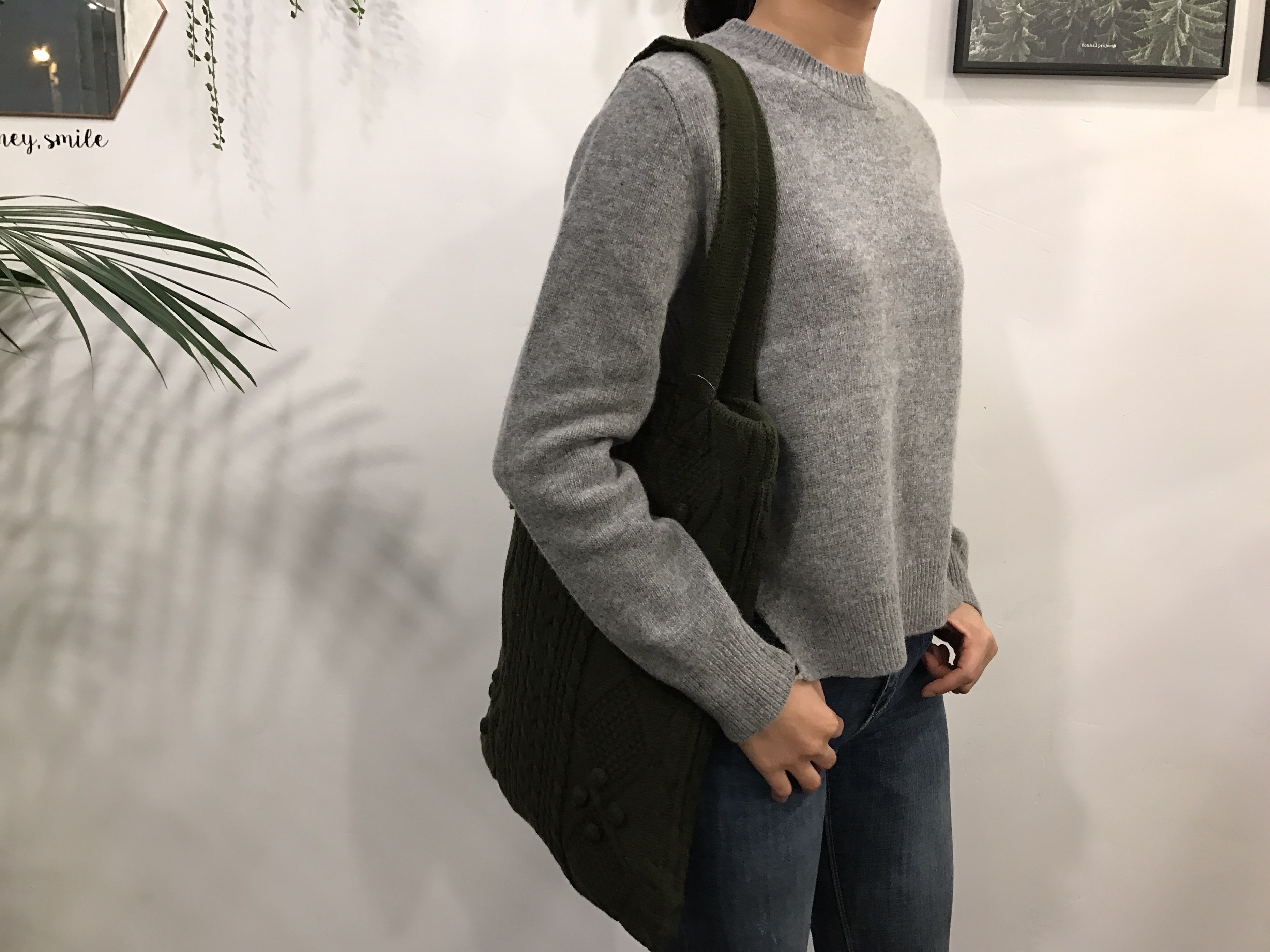 Autumn Winter Pom Pom Yarn Twine Knit Knit Weave E