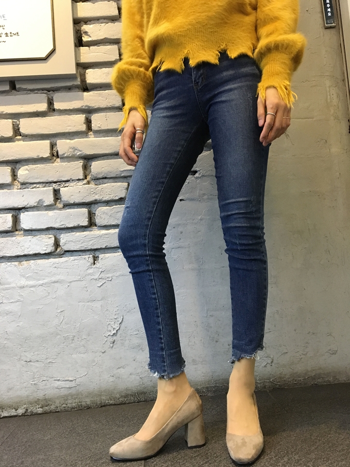 Suede Middle Heel Pumps 5cm 7cm Women's Shoes W