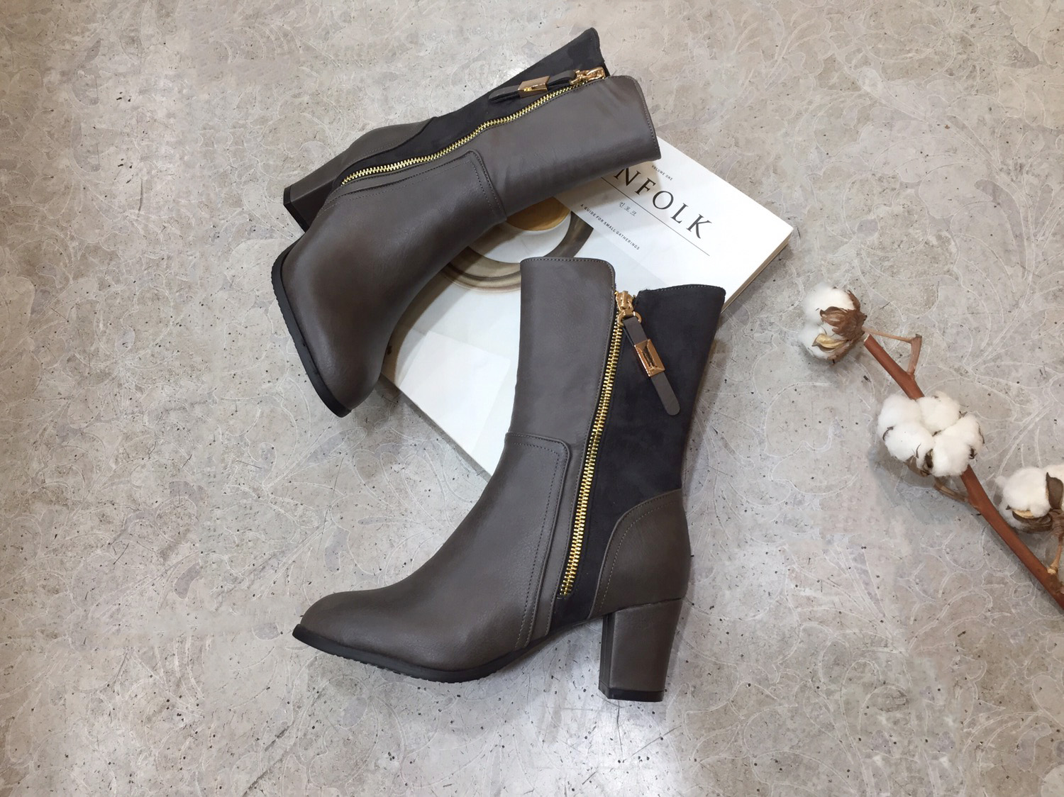 6cm Range Stretch Mohair Comfortable Suede Leather