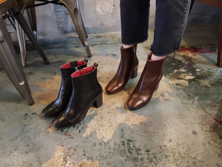 5355 Time Cutting Bending Angle Short Boots Casual