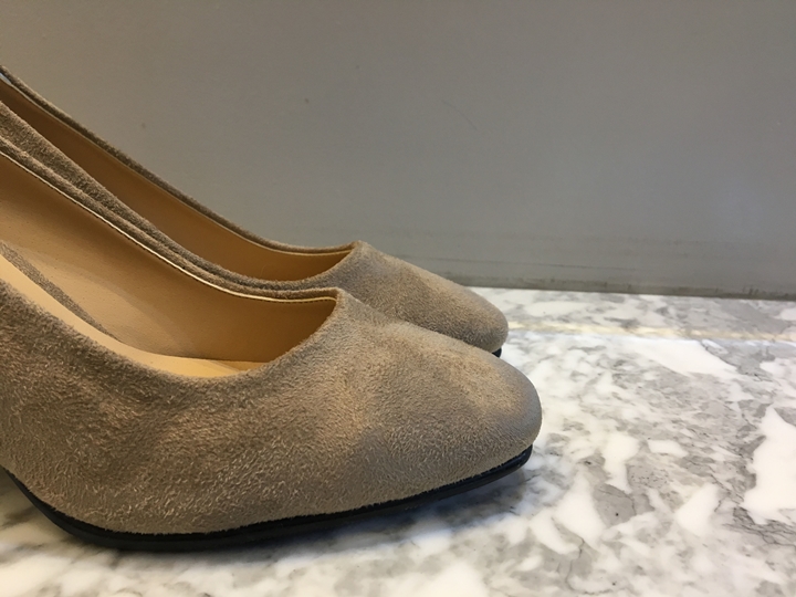 Suede Middle Heel Pumps 5cm 7cm Women's Shoes W