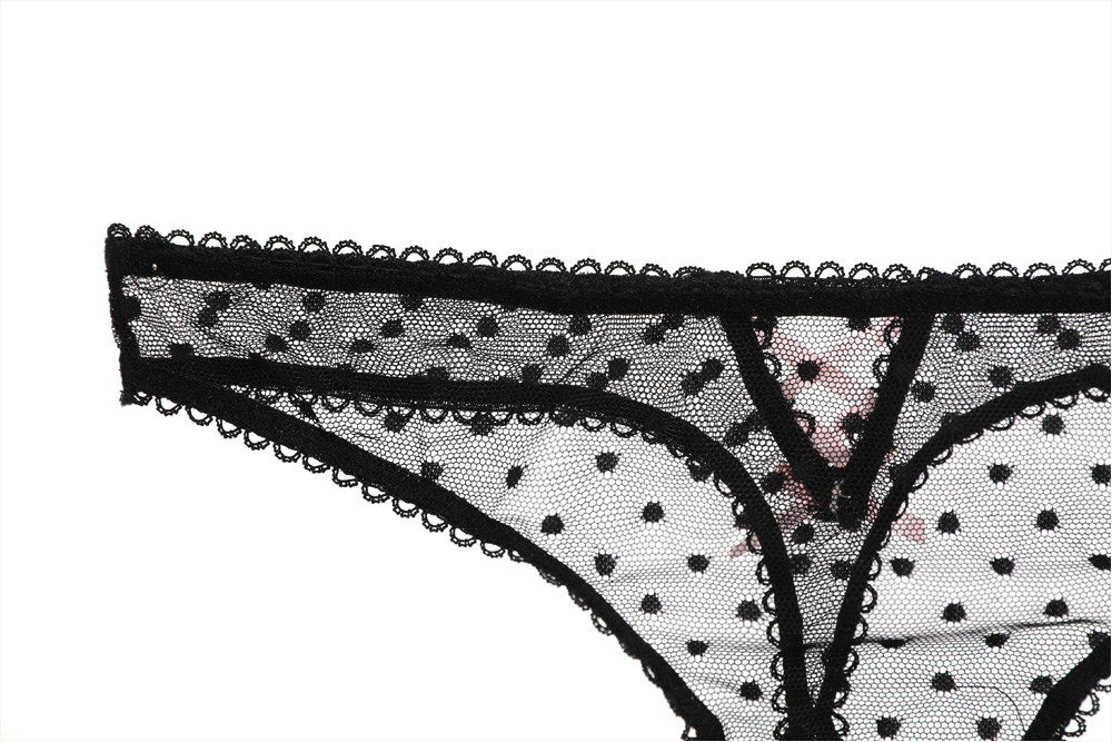 Women Underwear Nana Lace Ribbon Sexy Tee Panties 