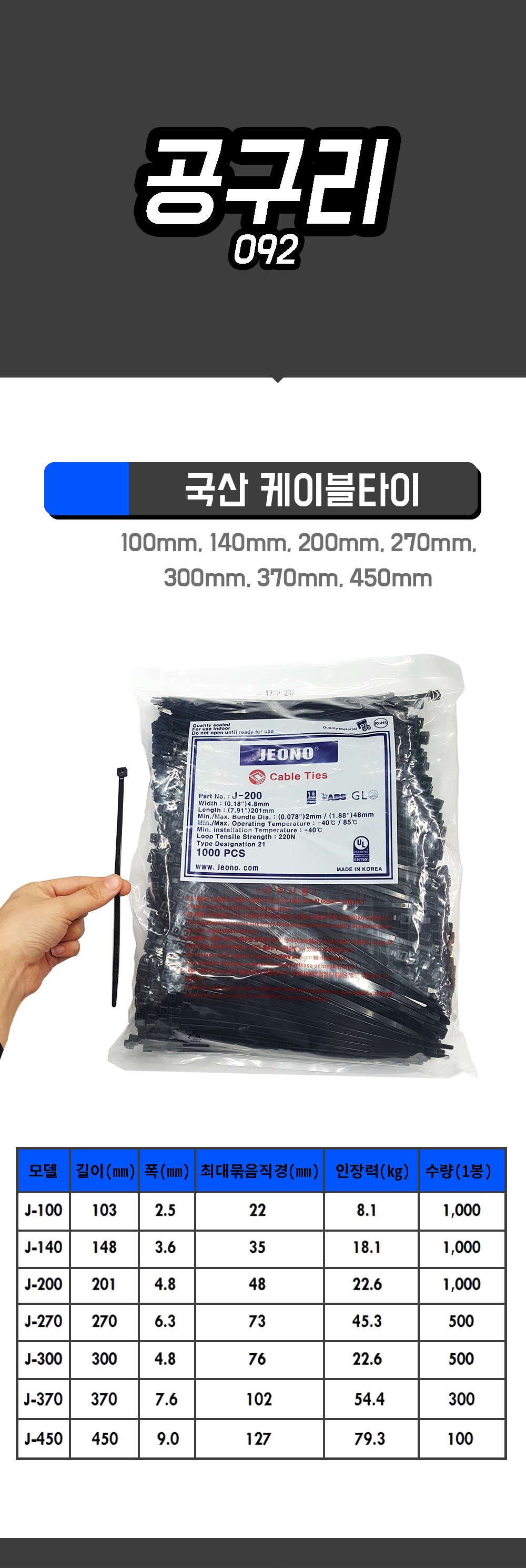 Nylon Plastic Zip Trim Wrap Cable