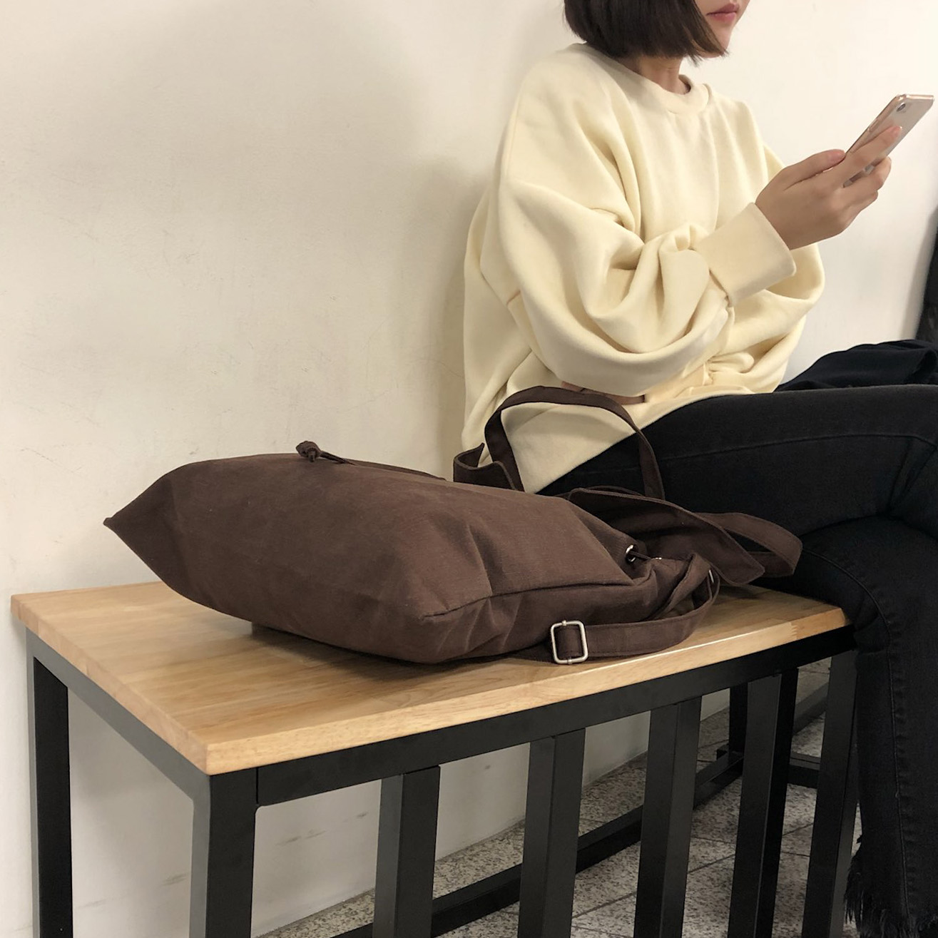 Ribbon Wrinkle Eco Bag Unknown Plan Apgar Women Ma