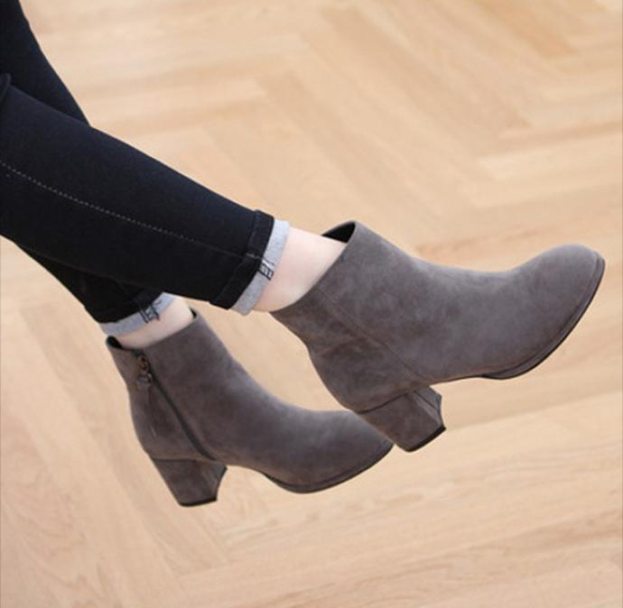 Suede Angle Boots Women's Women's Winter Spa