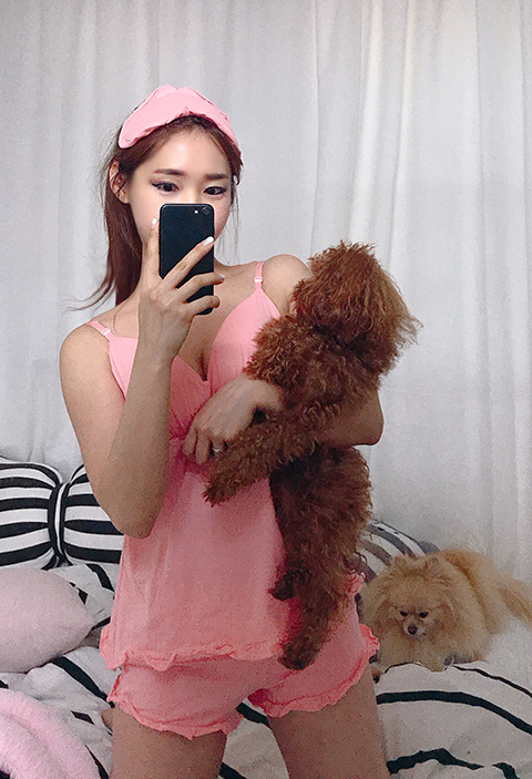 Same day shipping ruffle pajama lining 3-piece set