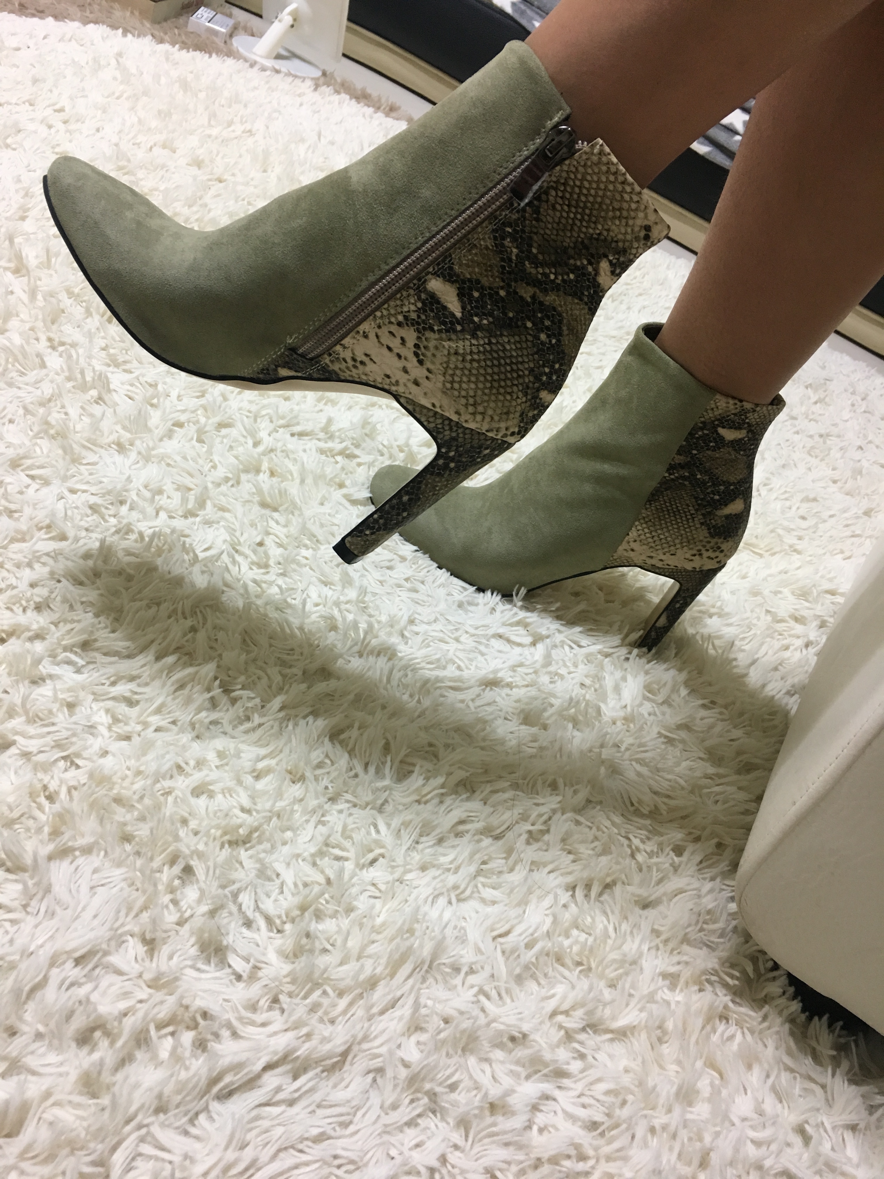 Suede vampi angle boots casual design ganji shoes 