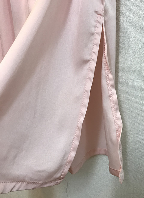 Silk lace slip gown pajama set pink blue navy styl