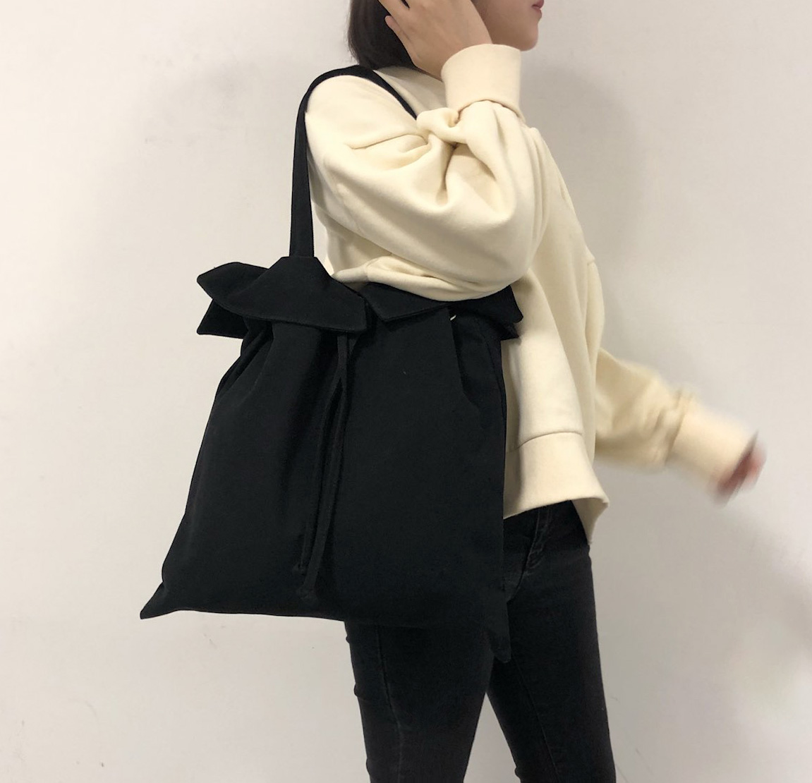 Ribbon Wrinkle Eco Bag Unknown Plan Apgar Women Ma