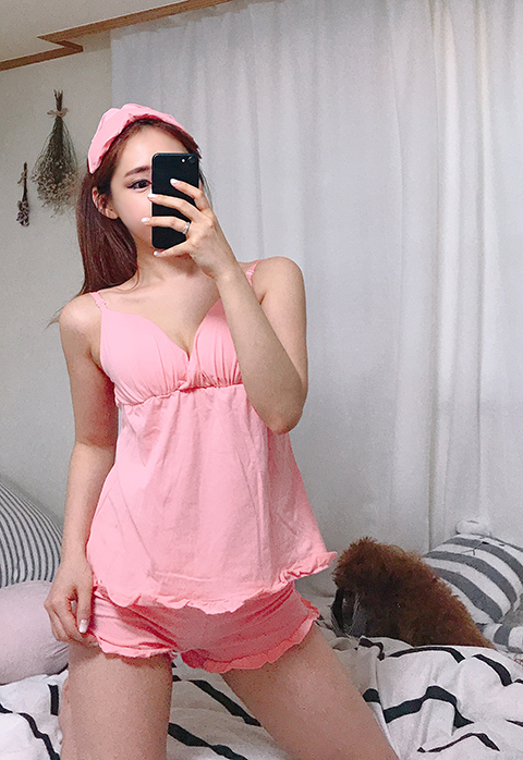 Same day shipping ruffle pajama lining 3-piece set