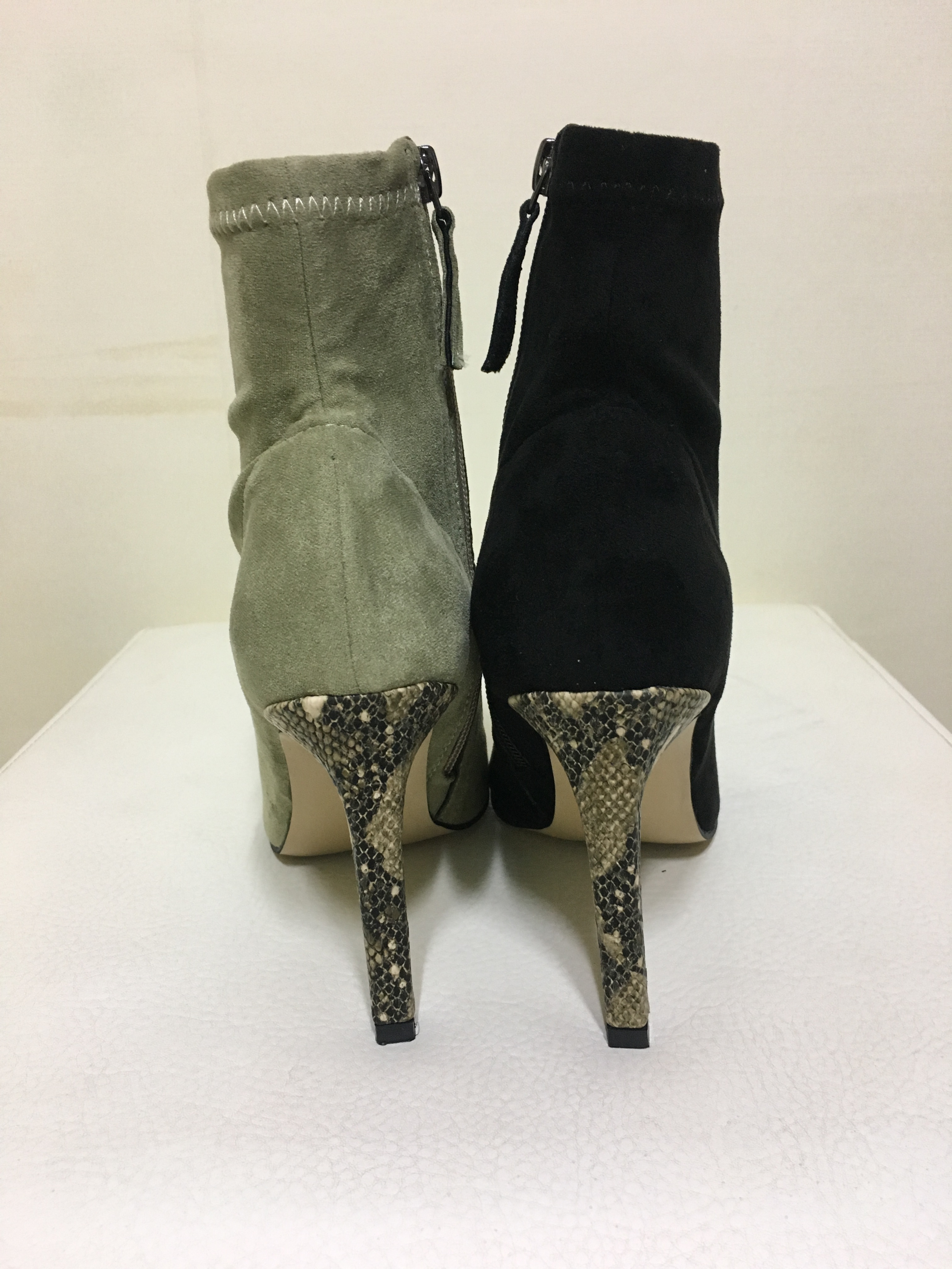 Vampy Suede Angle Boots 2017FW Sexy Look Casual to