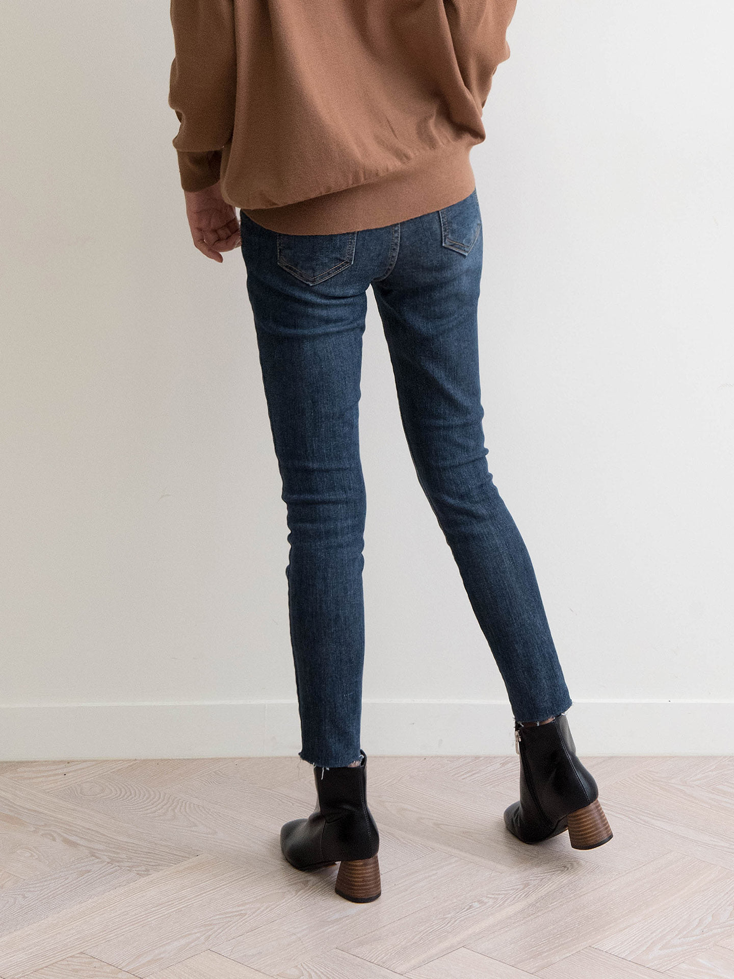 Sheme Wood Sheep Black Suede Leather Ankle Boots 6