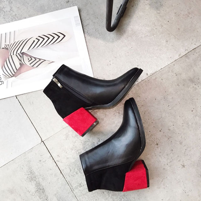 RN suede colors Angle Boots Women's Ankle Girls