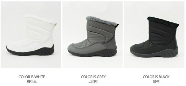 Women's middle padded winter boots 3color TTK-0