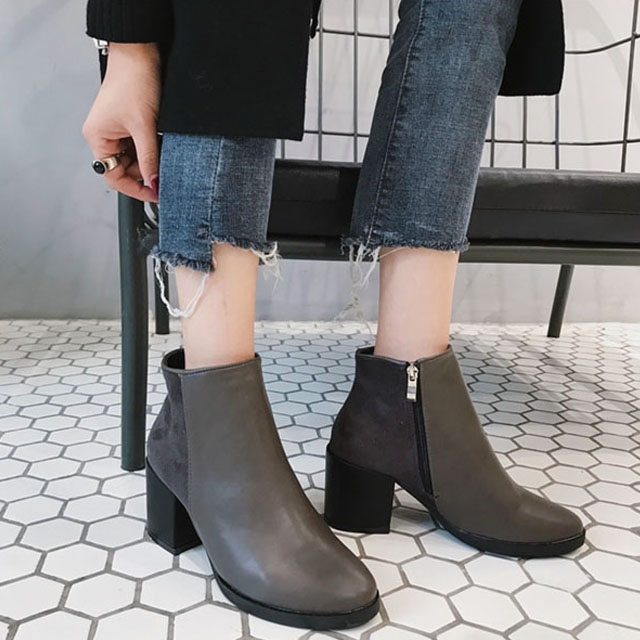 RN suede colors Angle Boots Women's Ankle Girls