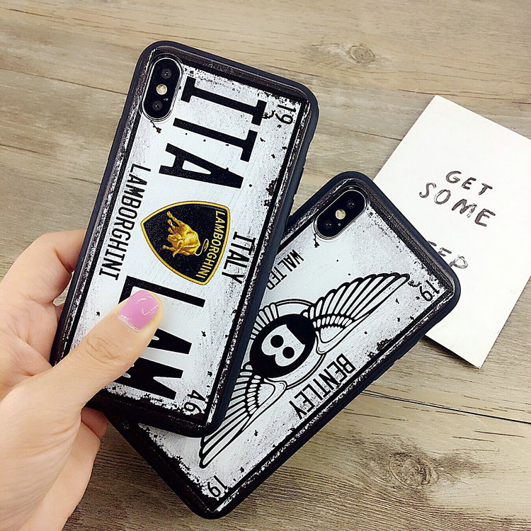 Unusual iPhone X Case License Plate