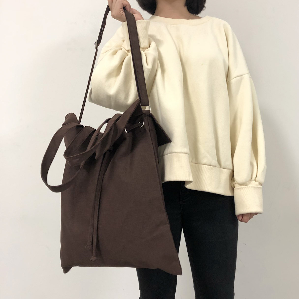 Ribbon Wrinkle Eco Bag Unknown Plan Apgar Women Ma