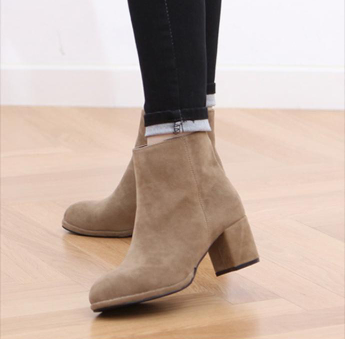 Suede Angle Boots Women's Women's Winter Spa