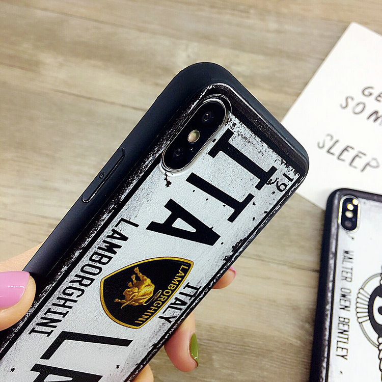 Unusual iPhone X Case License Plate