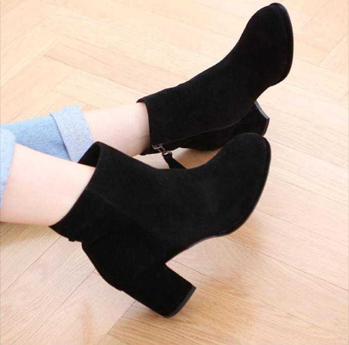 Suede Angle Boots Women's Women's Winter Spa
