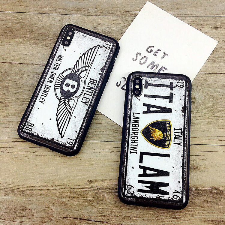 Unusual iPhone X Case License Plate