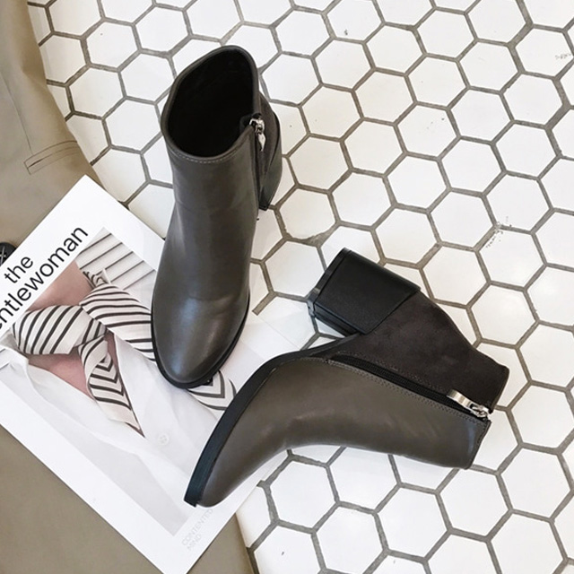 RN suede colors Angle Boots Women's Ankle Girls