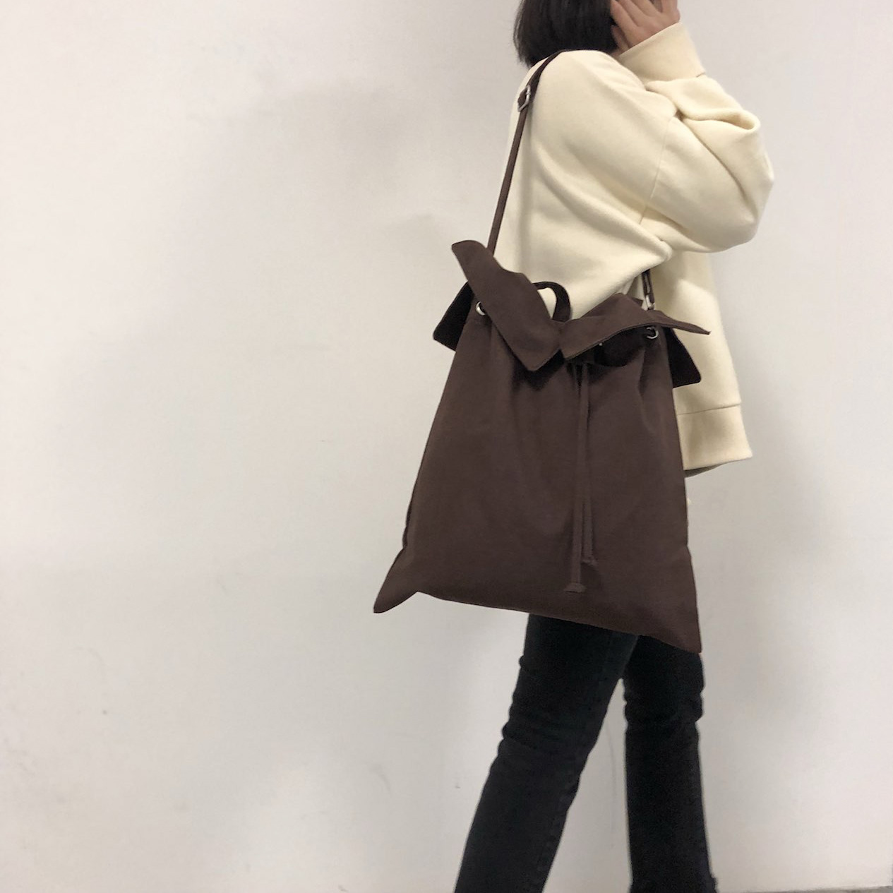 Ribbon Wrinkle Eco Bag Unknown Plan Apgar Women Ma
