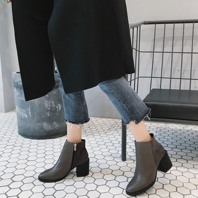 RN suede colors Angle Boots Women's Ankle Girls