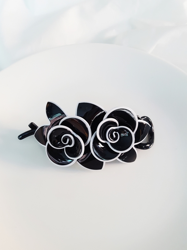 Hair Accessories French pin blossom banana half ha