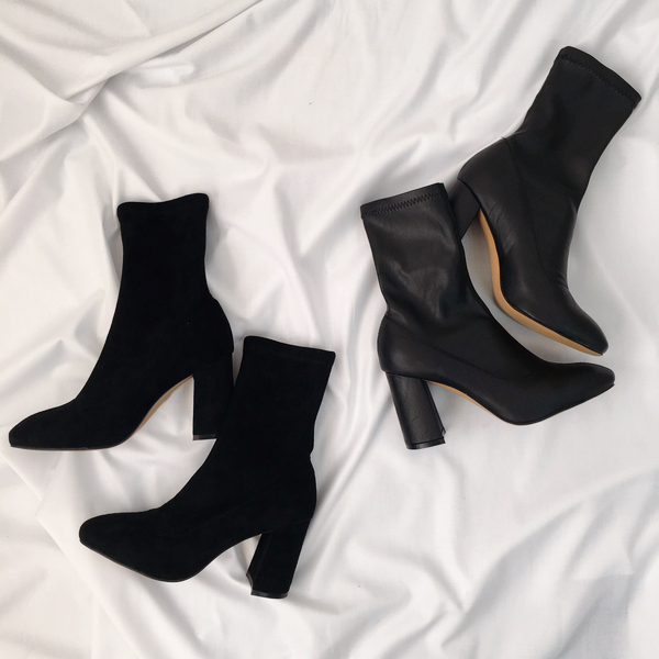 Suede Leather Span Angle Socks Boots 2TYPE Luxury 