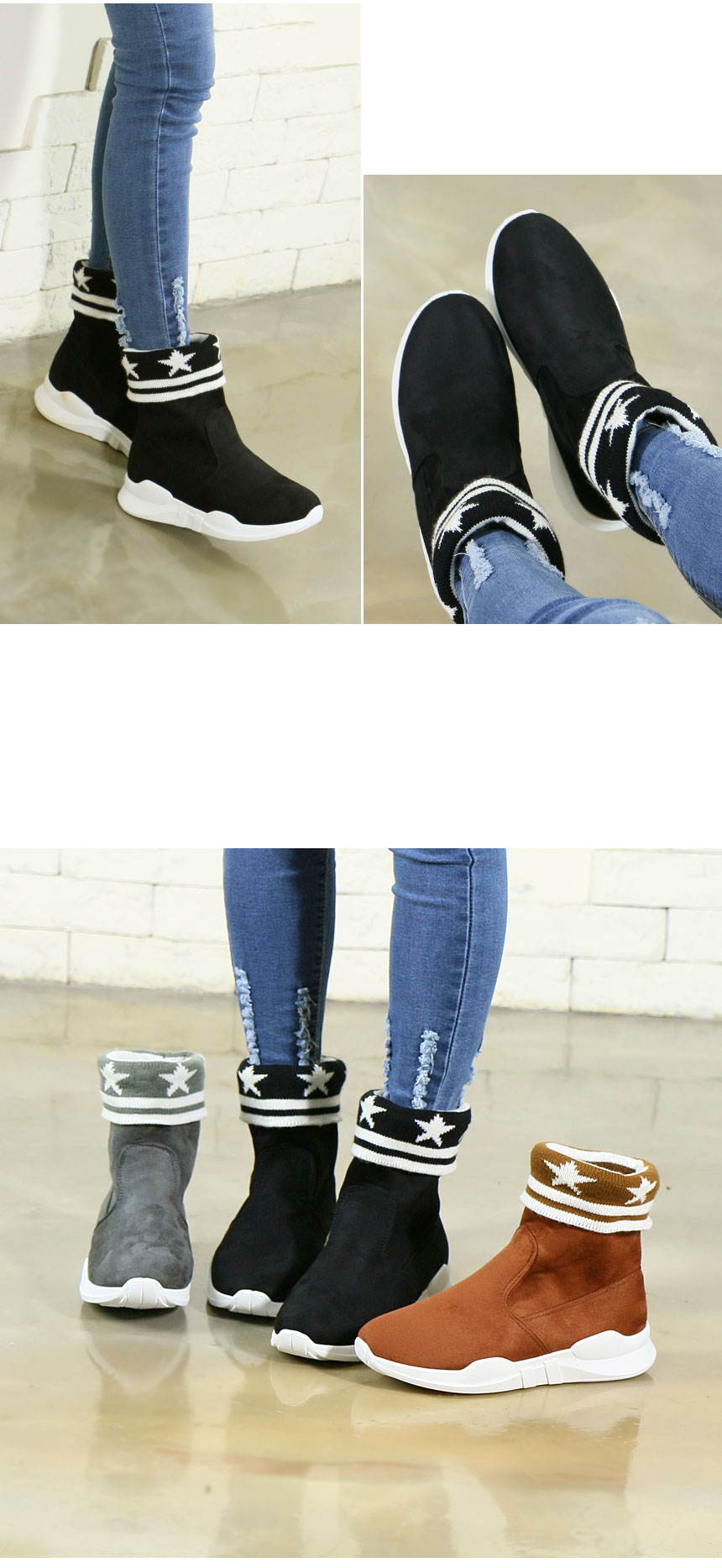 Suede casual Ankle boots 875 angle unique design