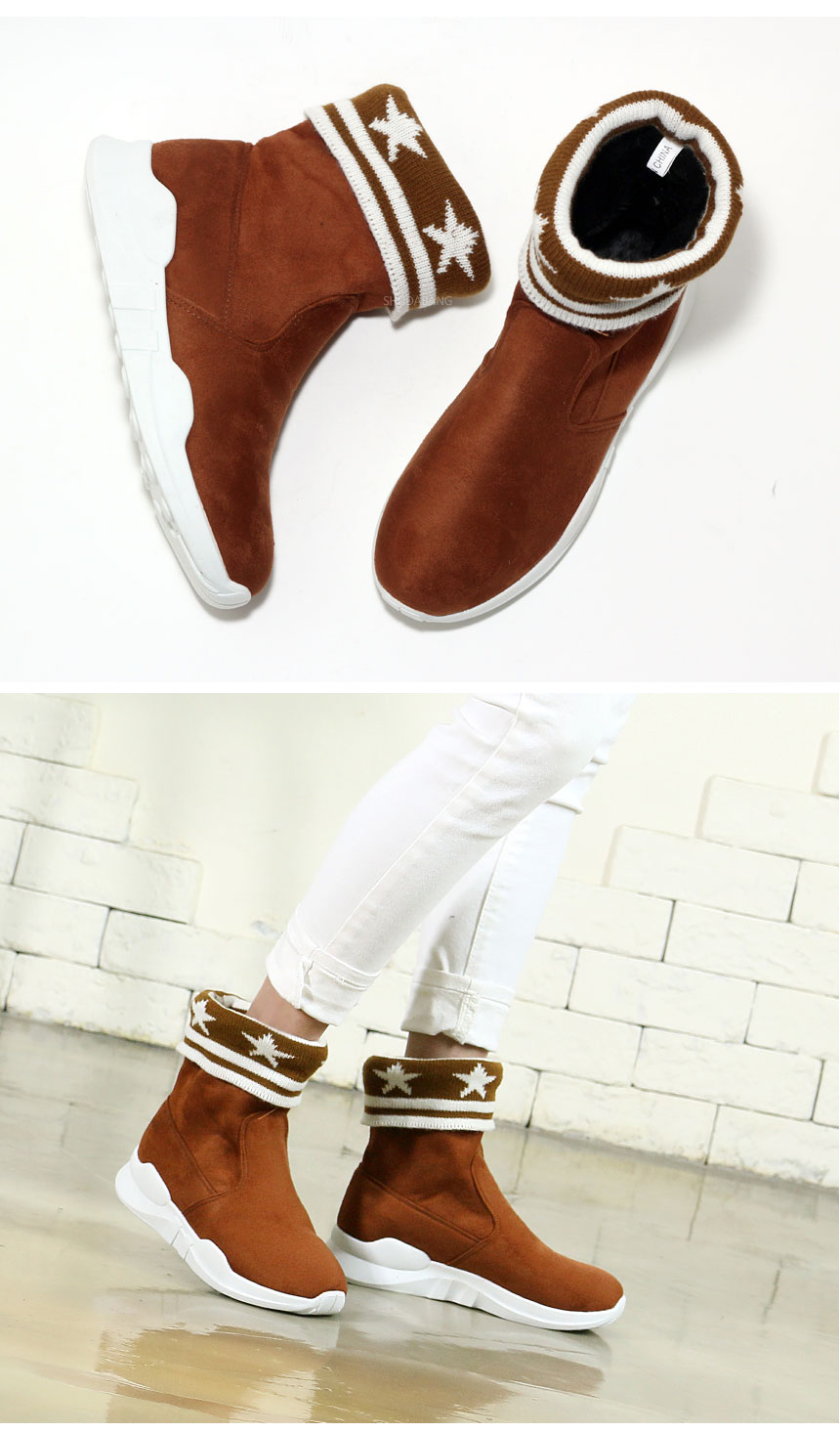Suede casual Ankle boots 875 angle unique design