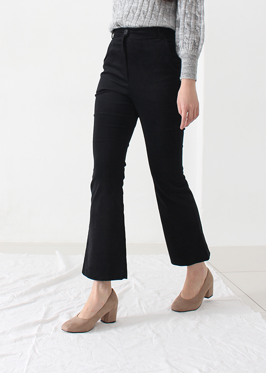 Suede round nose pumps 6cm midsole 6cm Shoes 6cm w