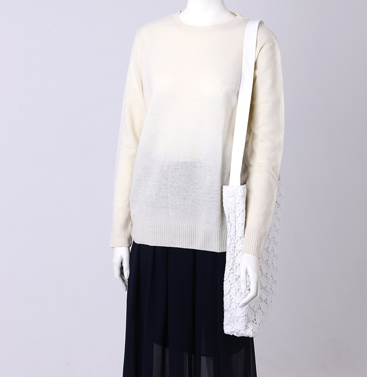 CLOI Fairy Fairy Lace Eco Bag White Black Bag Ligh